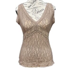 Flexees Lace Camisole Womens XL Shapewear Babydoll Y2K Fairy Coquette Ethereal